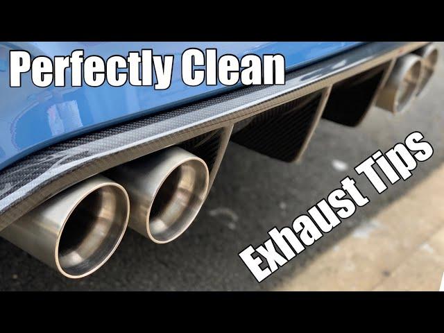 How to clean and polish your exhaust tips! A fast, cheap and easy way that works on any car.