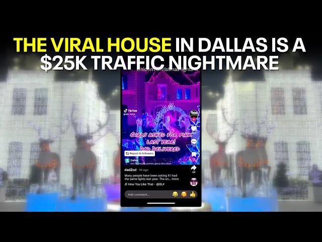 Viral Christmas house in Dallas cost taxpayers $25K