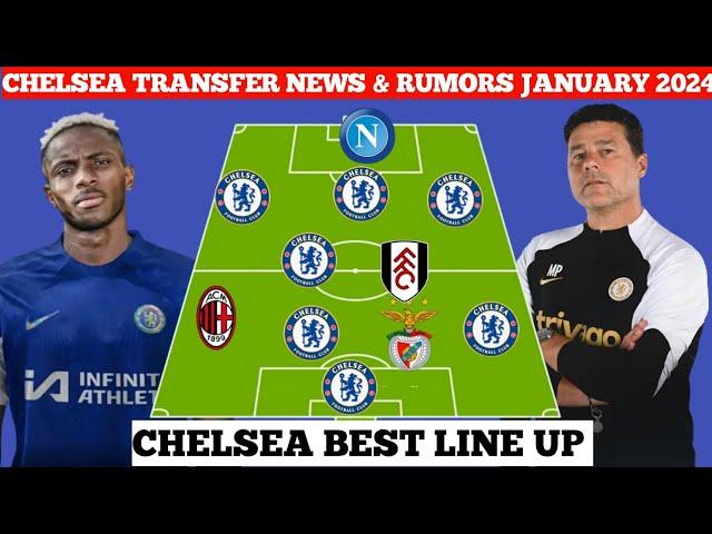 CHELSEA NEWS SQUAD WITH LATEST POSSIBLE TRANSFER TARGETS IN JANUARY | CHELSEA TRANSFER NEWS