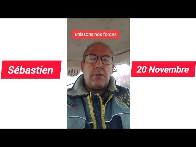 Sébastien béraud 20 Novembre unissons nos forces