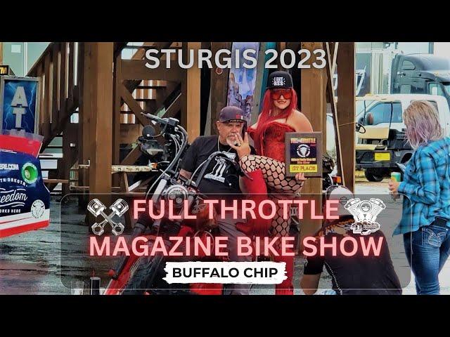 Sturgis 2023 Custom Bikes & Rain Buffalo Chip Full Throttle Magazine Bike Show