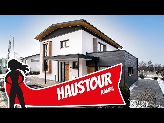 Haustour: Plus-Energie-Haus für Selbstversorger? Modernes Einfamilienhaus von Kampa | Hausbau Helden