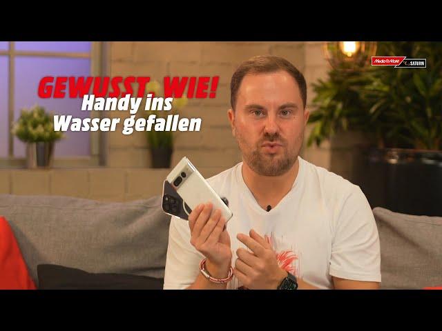 Handy ins Wasser gefallen: Das kannst du tun 