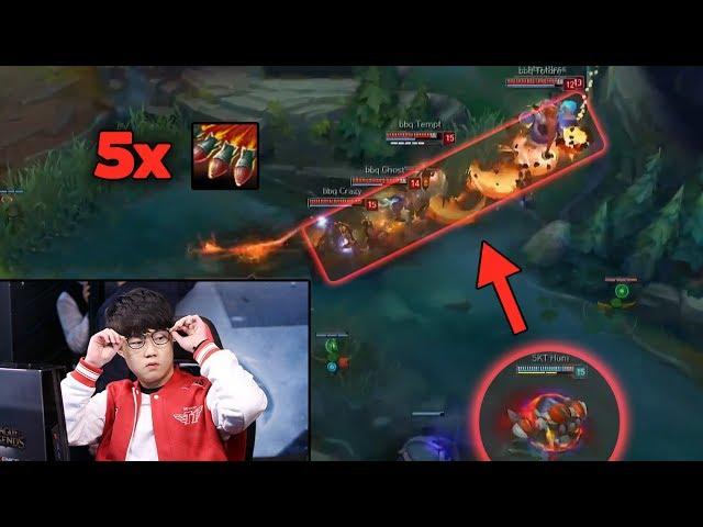 AMAZING Rumble Ult (SKT Huni) | LCK Highlights Week 1 Summer 2017