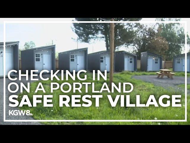 Portland's Peninsula Crossing Safe Rest Village had 'rocky start' but neighbors report progress