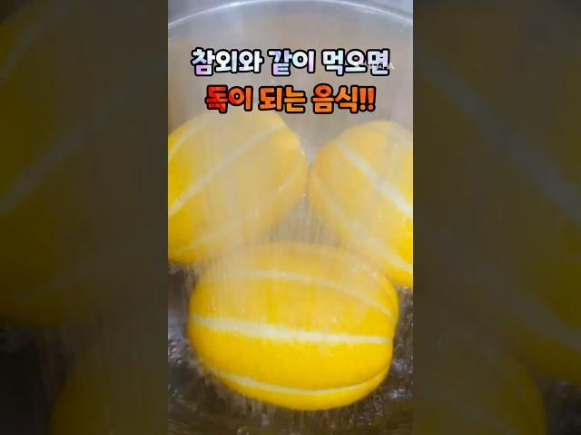 참외와 같이 먹으면 독이 되는 음식! #건강정보 #음식 #건강 #건강관리 #건강이최고 #참외 #음식궁합 #과일 #최고의음식 #건강한중년 #갱년기 #갱년기극복 #쇼츠