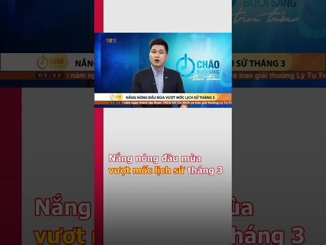 Nắng nóng đầu mùa vượt mốc lịch sử tháng 3 | VTV24 #shorts