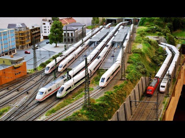 Gernan Highspeed Trains on my model railway