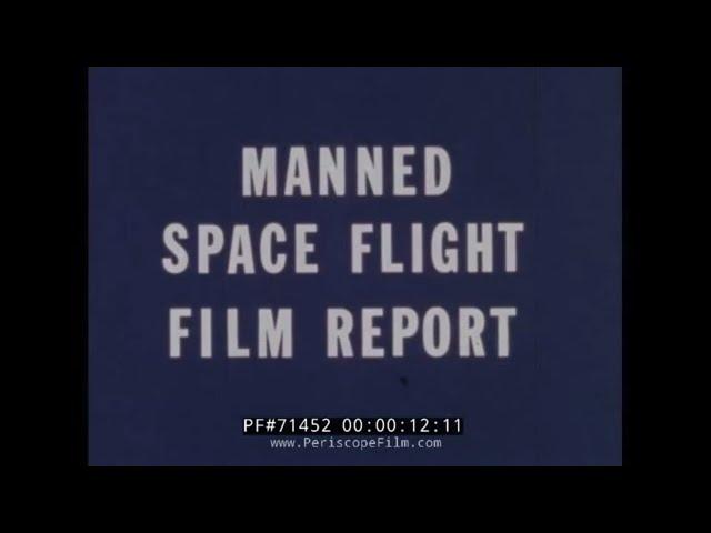 " MANNED SPACE FLIGHT FILM REPORT " 1968 NASA APOLLO 7 MISSION  71452