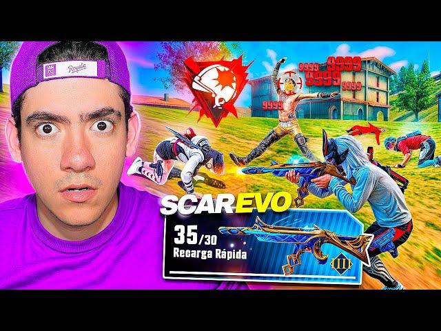 TENGO LA SCAR HACKEADA en FREE FIRE para DAR TODO CABEZA !! | TheDonato