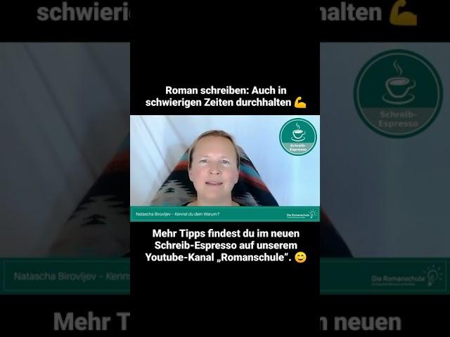 Roman schreiben: Auch in schwierigen Zeiten durchhalten