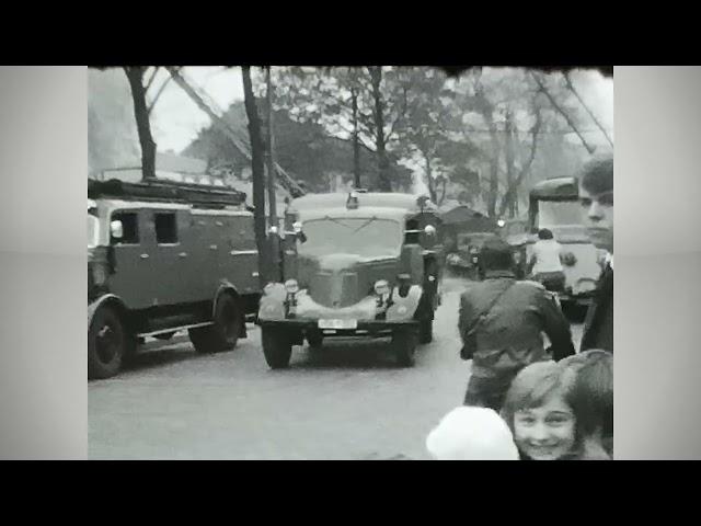 Brandschutzübung im Oktober 1966