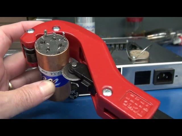 Whats inside Weber Can type copper tube filter capacitor guitar amplifier replacement