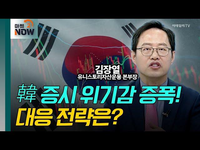 韓 증시 위기감 증폭! 대응 전략은? / 김장열 유니스토리자산운용 본부장 [대담한 대담] | Market Now 2 (20241213)