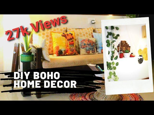 Living Room Makeover / Boho Living Room Makeover / DIY Decor Ideas ||  #swathiganesh