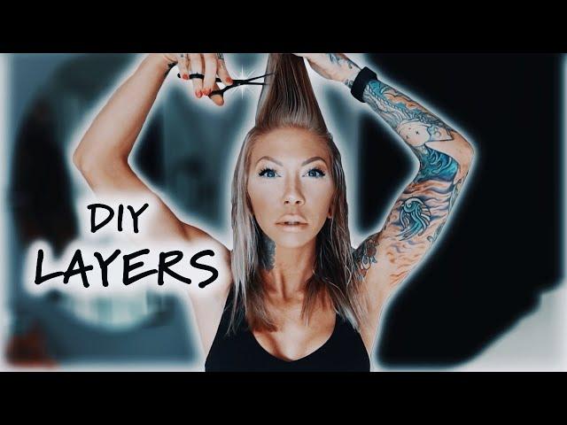 Cut Your Own Long Layers at Home | DIY