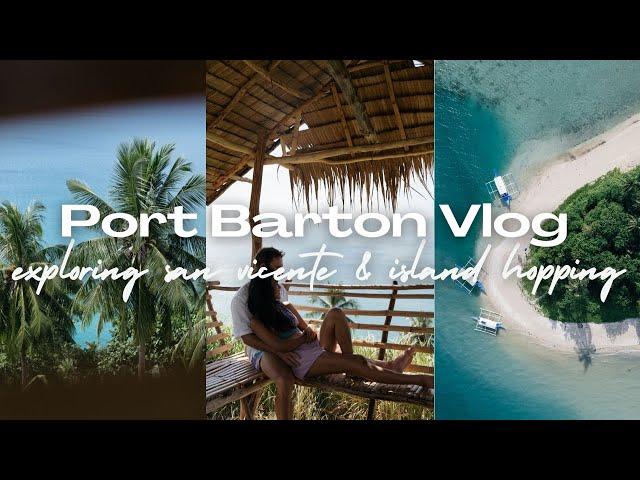 PALAWAN VLOG: WE GOT LOST IN PORT BARTON! Exploring less visited beaches & island hopping