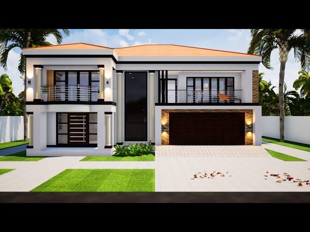 Small Double Storey design |3 Bedroom Double Storey | 14mx12m