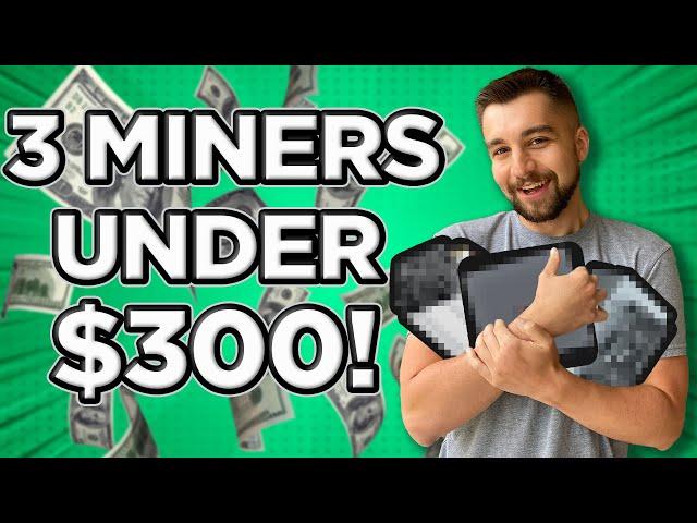 3 Profitable Miners YOU Can Buy Under $300!