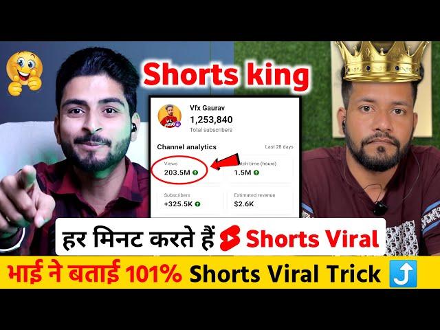 Shorts का असली बादशाह हर मिनट करते हैं SHORTS VIRAL  Shorts Video Viral tips and tricks