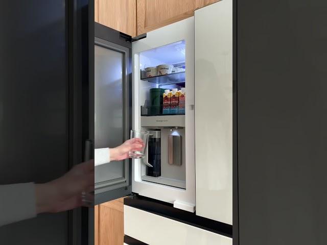 My favorite feature of our Samsung Bespoke Refrigerator. #kitchen #appliances #samsung