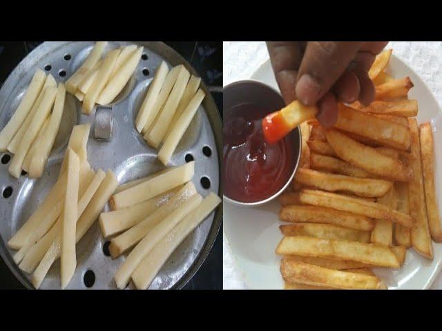 இனி 3 நிமிஷம் போதும்-அட இவ்வளவு நாள் இது தெரியாம போச்சே-French Fries recipe -Easy Evening Snacks