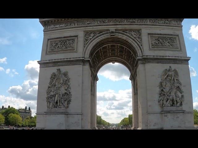 360 Degree View Of The Stunning Arc De Triomphe In Paris!