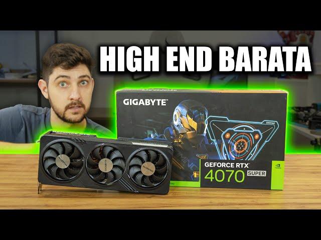 A PLACA DE VÍDEO HIGH END BARATA, RTX 4070 SUPER RODA TUDO EM 4K