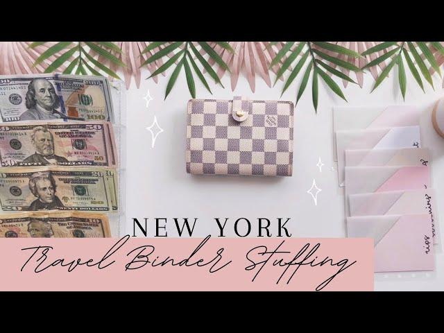 $580 Travel Binder Stuffing | New York Edition