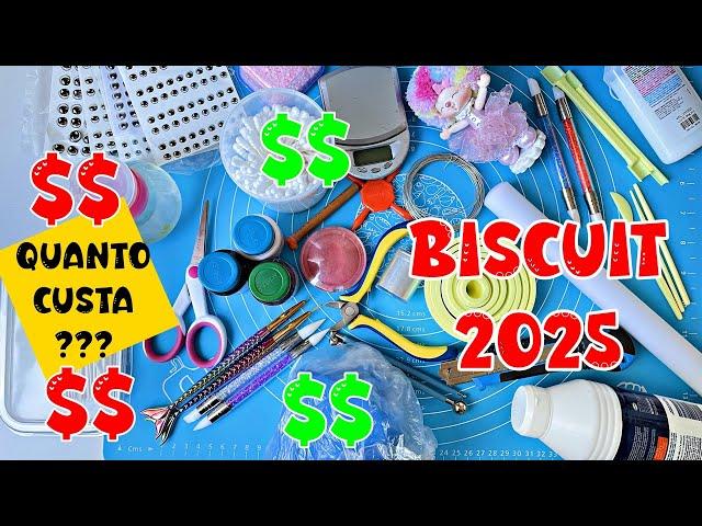 QUANTO CUSTA começar no biscuit em 2025???? LISTA atualizada dos materiais básicos de biscuit