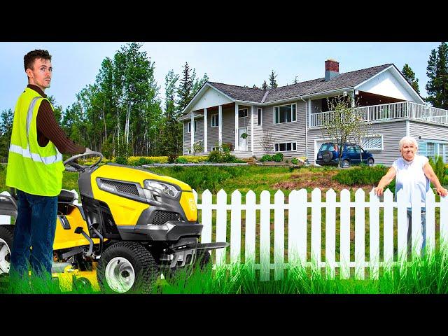 Mowing Elderly Homeowners Yard For Free | Farm Sim 22