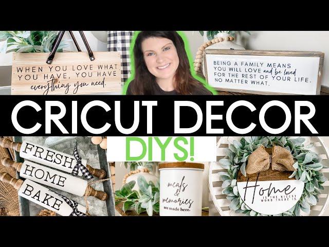 New to Cricut? Try these EASY Beginner-Friendly Cricut Explore + Maker Decor DIYs! |  Whiskey & Whit