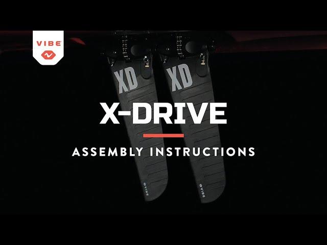 Vibe Kayaks Shearwater 125  Tutorial — How to Assemble & Install the X-Drive Foot Pedal System