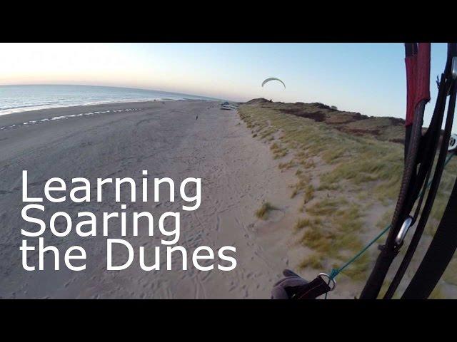 Learning Soaring in the Dunes