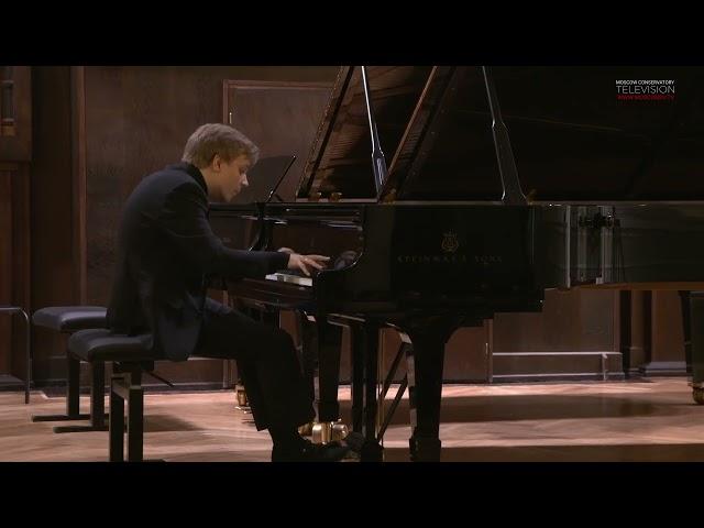 Piano exam.  Moscow State Conservatory.  Vasilev Daniil.