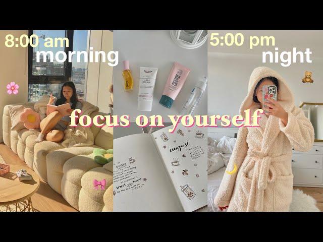 how to *really* spend time alone  aesthetic vlog | morning routine to night routine living alone