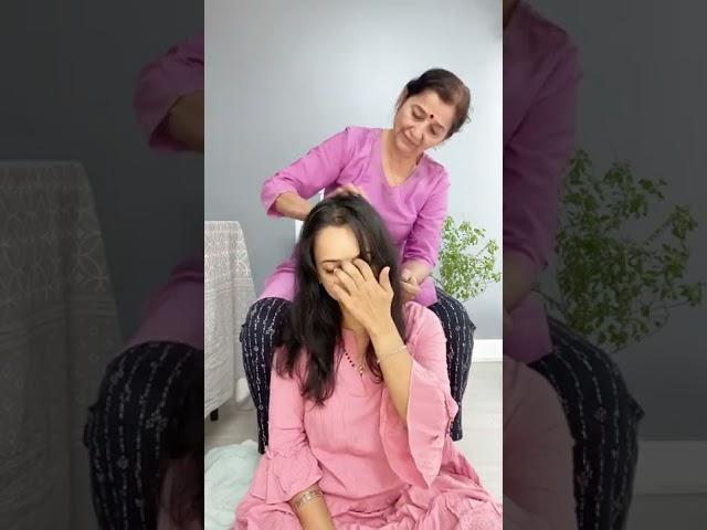 Champi (head massage) with Keshini hair elixir