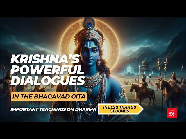 Krishna's Timeless Teachings on Dharma | Wisdom Short Video #gitawisdom #facts #motivation