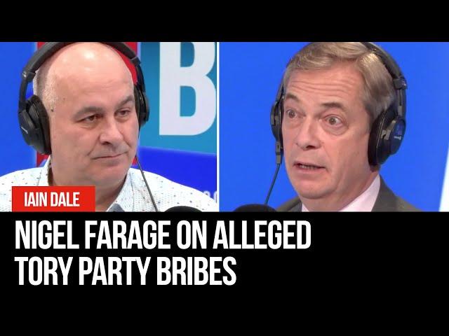 Nigel Farage opens up about alleged Tory party bribes