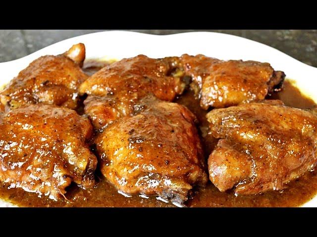 Chicken thigs in honey - Andalusia recipe