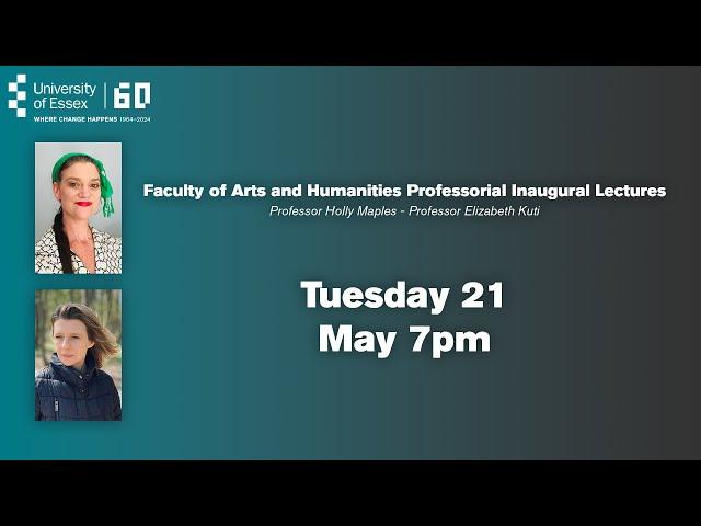 Faculty of Arts and Humanities Professorial Inaugural Lectures