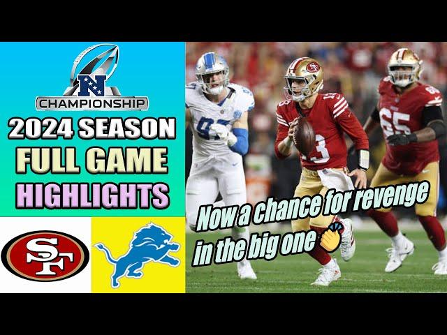49ers vs Lions [Final] FULL GAME NFC Championship (01/28/24) | NFL Conference Championship