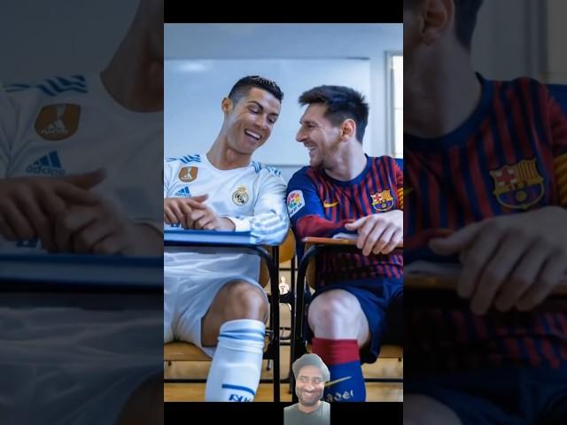 Ronaldo and Messi in classroom| Ronaldo vs Messi| Mr.Beast #cr7 #shorts #funny #messi #mrbeast