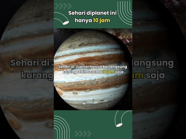 Sehari diplanet ini hanya 10 jam  #shorts #planet