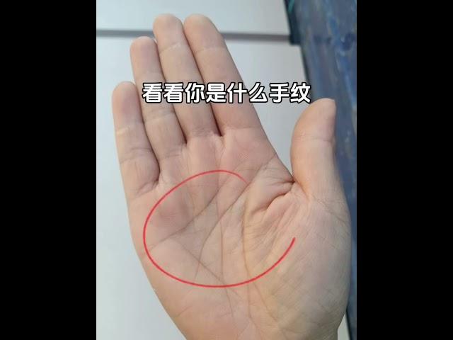  看看是不是跟你一樣的手紋，#palmistry  #手相