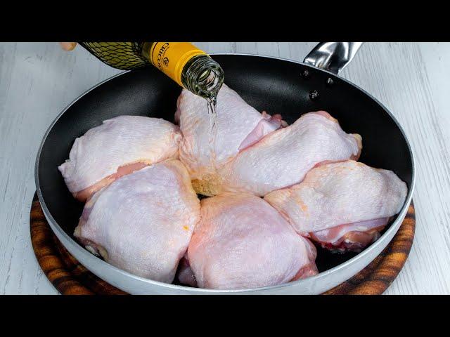 You will want to cook them daily! Chicken legs in wine, into the pan!