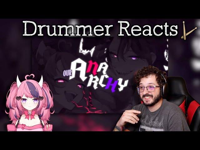 Drummer Reacts to Anarchy by Ironmouse & Bubi