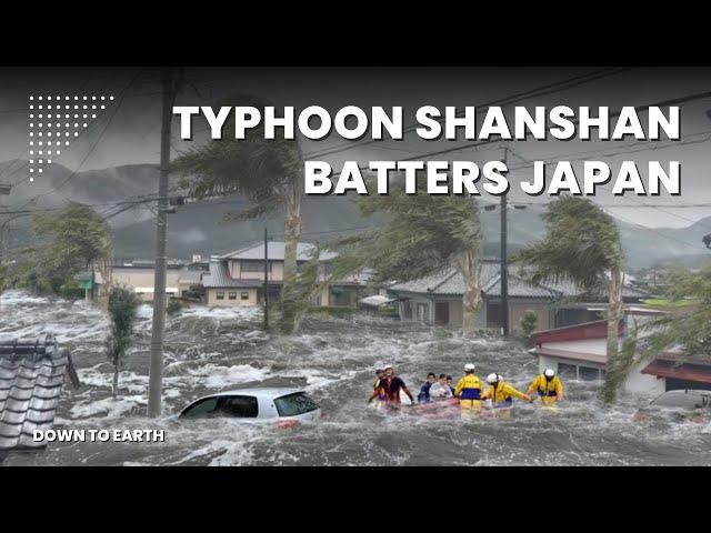 Typhoon Shanshan wreaks havoc in Japan