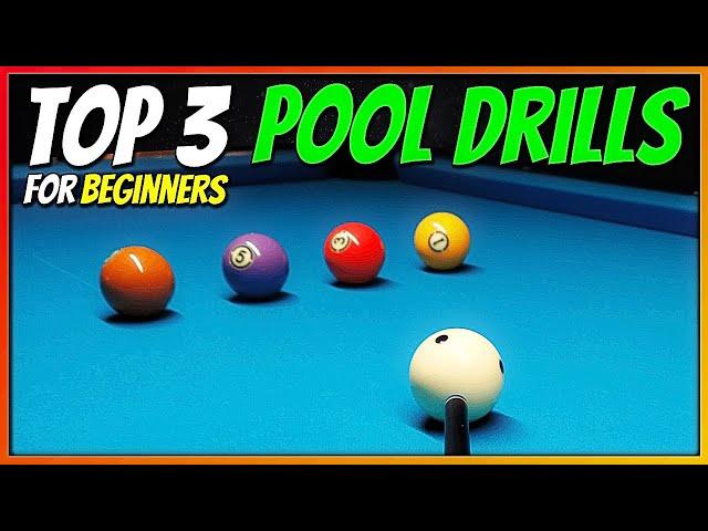 MASTER Your Pool TECHNIQUE | TOP 3 Effective Pool Drills for BEGINNERS