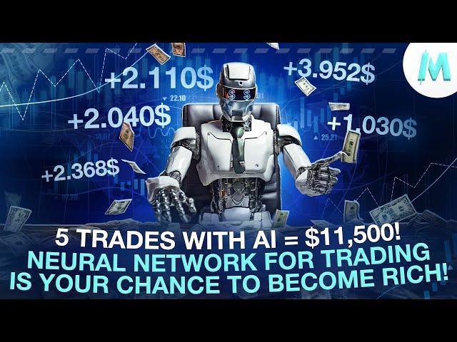 5 trades with AI = $11,500! Binary Options Trading Strategy! Pocket Option Binary Bot for Trade